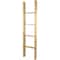 Ekena Millwork 15"W x 60"H x 3 1/2"D Vintage Farmhouse 4 Rung Ladder, Barnwood Decor Collection, Natural Barnwood DECR015X060X04LDRUF - alternate 4